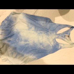 PINK tie dye tank top